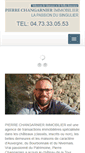 Mobile Screenshot of changarnier-chateaux.com